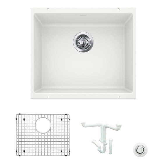 Blanco Ka-513426 Precis 20-7/8" Undermount Single Basin Granite Composite Kitchen Sink -