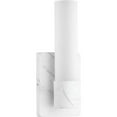 thumbnail image 1 of Blanco LED Collection Faux White Marble One-Light LED Wall Bracket, 1 of 5