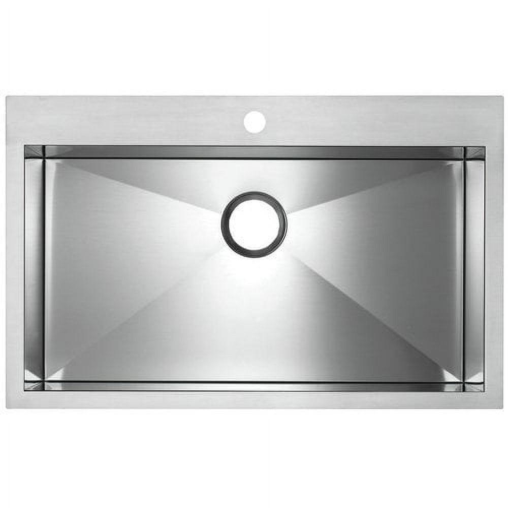 Blanco 516194 Precision MicroEdge Super Single Bowl Kitchen Sink with ...
