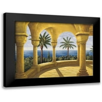 Blanco, Samuel 14x12 Black Modern Framed Museum Art Print Titled - Ocean View I