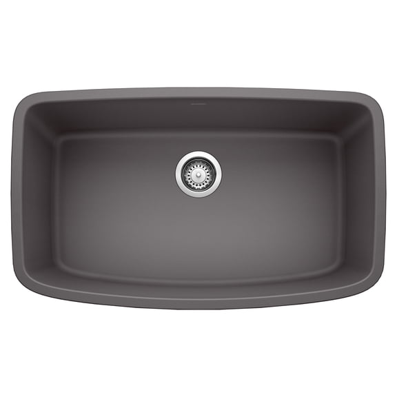Blanco VALEA Super Single Bowl SILGRANIT Sink Cinder