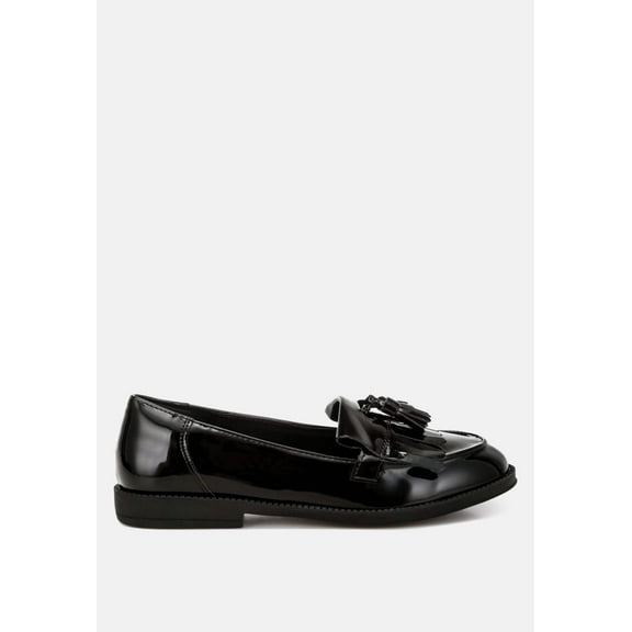 Blaneth Tassel Faux Leather Loafers