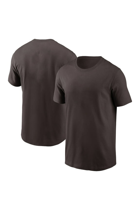 Blank 100% Cotton Soft Brown T-Shirt For Men & Youth