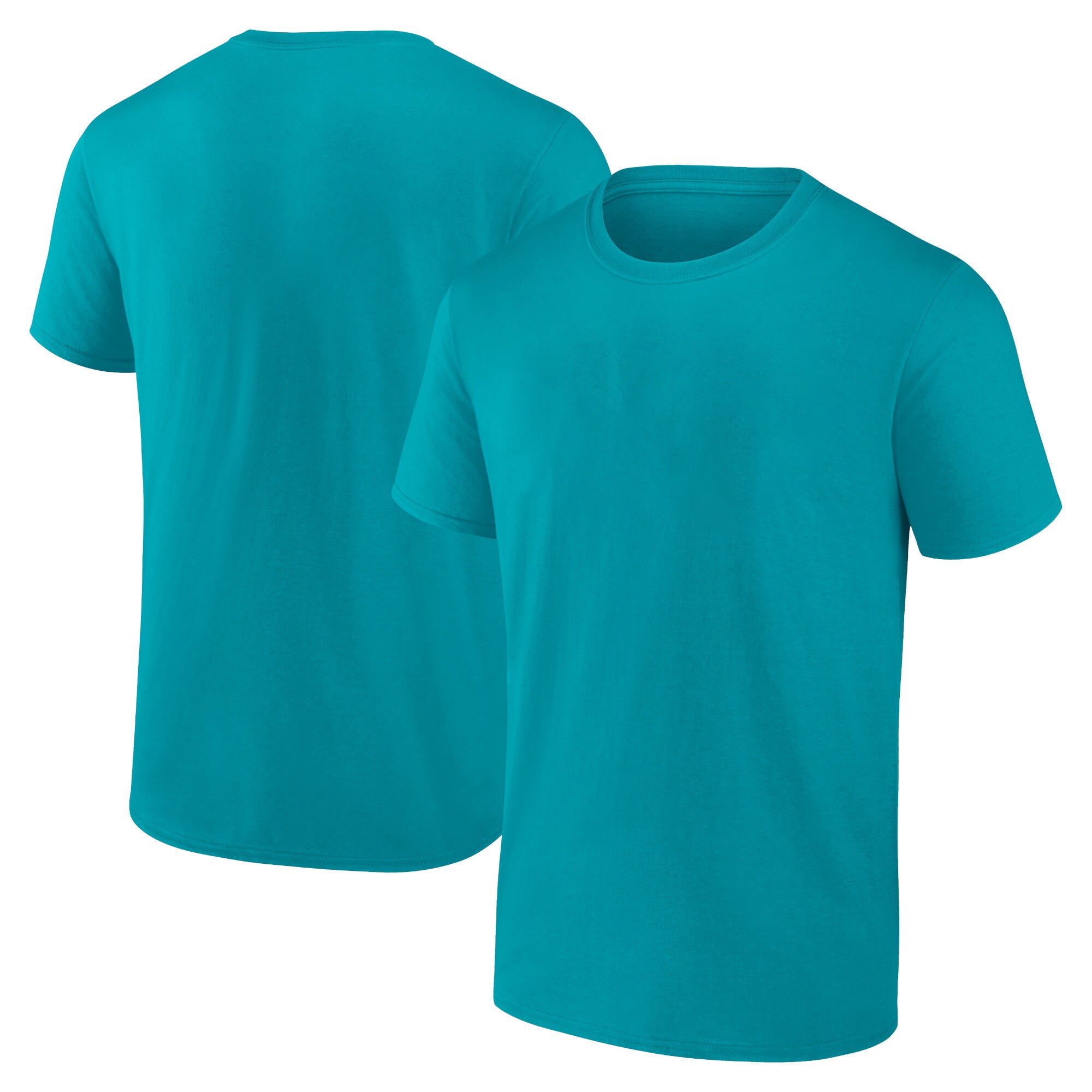 Blank 100% Cotton Soft Men's Aqua T-Shirt - Walmart.com