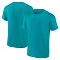 thumbnail image 1 of Blank 100% Cotton Soft Men's Aqua T-Shirt, 1 of 1