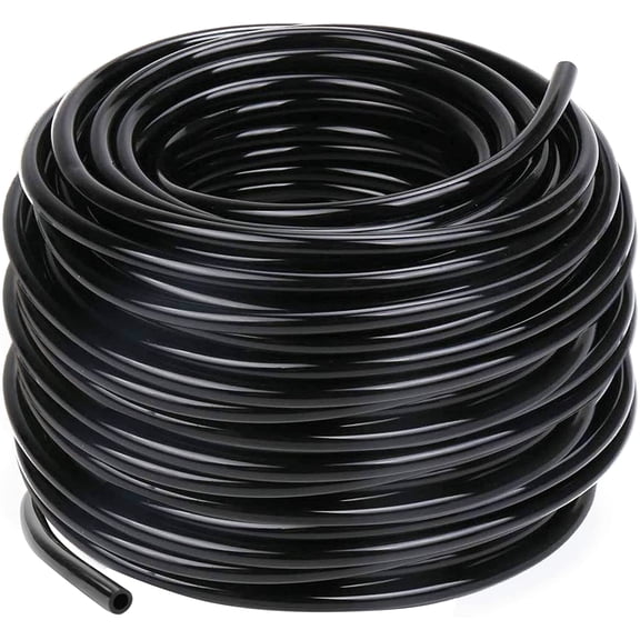 Blank 100 FT Distribution Tubing Irrigation Drip Hose, 1/4 Inch Line