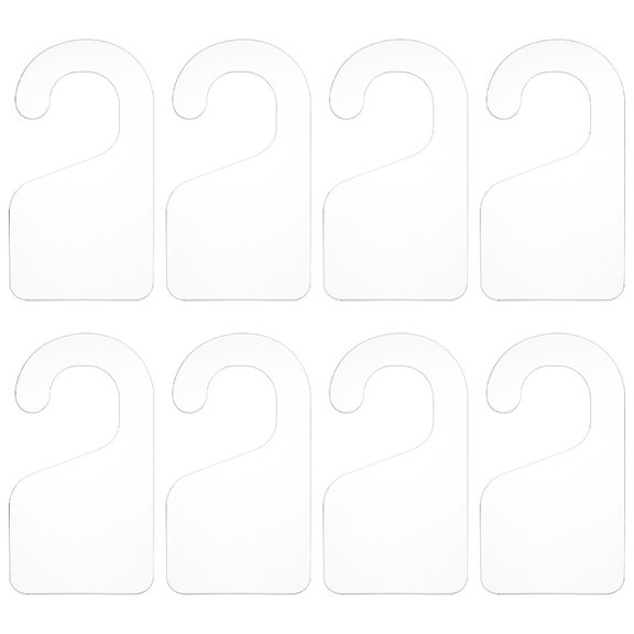 Blank Acrylic Hanger Storage Shelf Clear 150x82.5x3mm for DIY