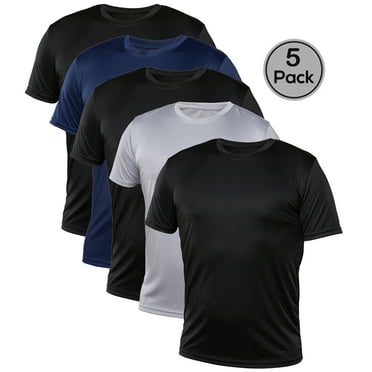 Big Men's Cool Dri T-Shirts, 5 Pack - Walmart.com