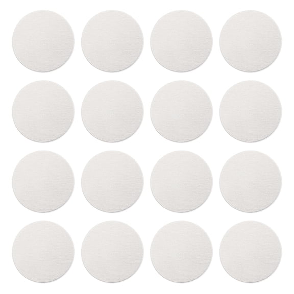 Blank Aluminum Custom Engraving Name Plate Business Card Blanks Flat Round Platinum 25x1.5mm 30pcs/box