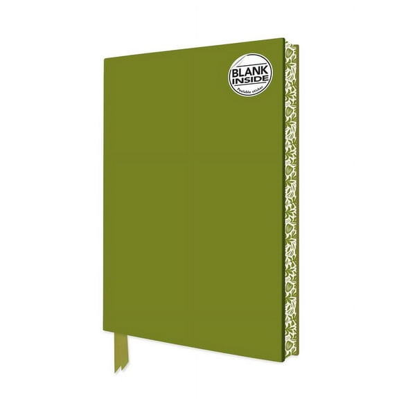 Blank Artisan Notebooks Sage Green Blank Artisan Notebook (Flame Tree Journals), (Hardcover)