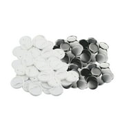 Blank Badge Pin Button Maker Parts, 25/32/37/44/50/56/58/75MM For Button Maker Machine Supplies Parts DIY Badges Set 100/200 Pcs