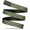 thumbnail image 1 of Blank Black 1.25" Buckle Classic Tmnt Expression & Pose Turtle Shell Web Belt 1.25" Wide, 1 of 3
