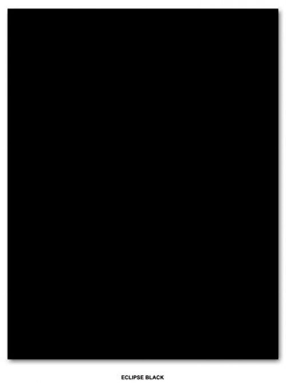 Blank Black Cardstock 12&rdquo; x 12&rdquo; Inches | 65lb Cover (50 Sheets Per Pack