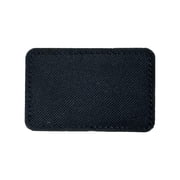 MERET MPBK10 Blank Black Patch - Qty 10-Black