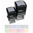 thumbnail image 1 of Blank Calendar Goal Habit Tracker Self-Inking Rubber Stamp Ink Stamper - Blue Ink - Small 1 Inch, 1 of 7