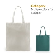 Blank Canvas Tote Bag, Reusable Large Shopping Handbag for Daily Commute
