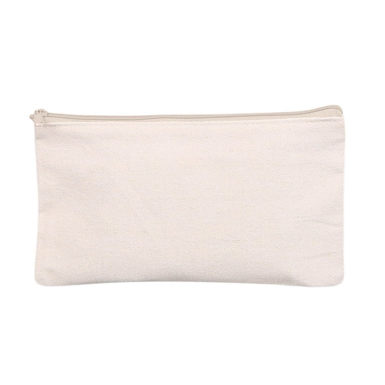Canvas makeup bag blank hotsell