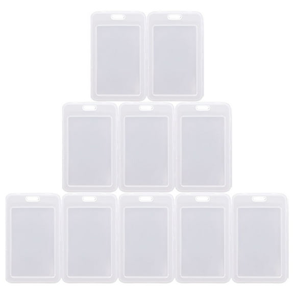 Blank Card Holder Name Tag Holders Pouch Neck Braces Purse Labels Student Cover Work 15 Pcs