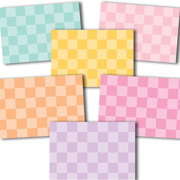 Blank Cards and Envelopes 4x6  24 Greeting Notecards with Bulk, Stationery Card Set, Stationary Note Cards, Checker Pack, Designed in USA