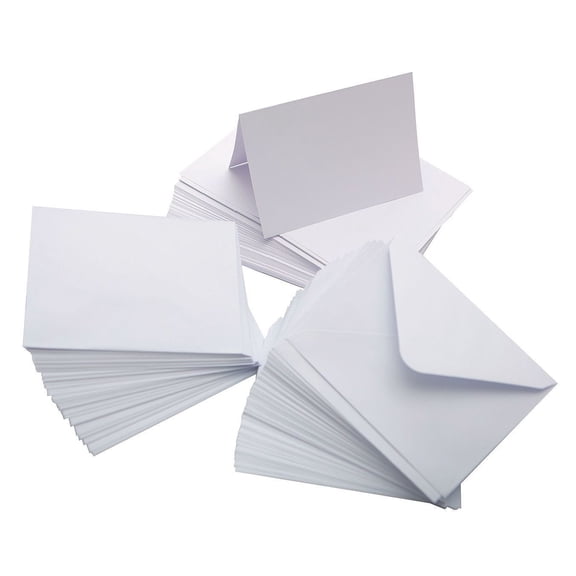 Blank Cards and Envelopes (Pack of 100)