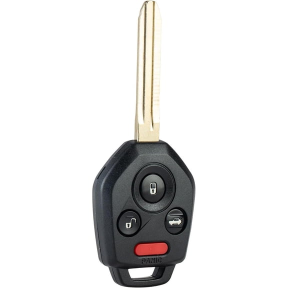 Blank Chip Ignition Keyless Entry Remote Car Key Fob Replacement for Subaru Compatible with 2015-2018 WRX STI 2015-2017 Legacy 2015-2017 Outback CWTWB1U811 G CHIP (1)