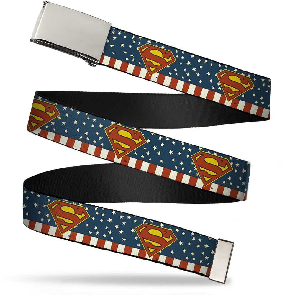 Wonder Woman Hundehalsband Mit Sitzgurt-Schnalle – Rot-weiß-blau, 1,5 Zoll Breit, Verstellbar 18-32 Zoll (offiziell Lizenziert)