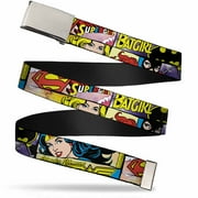 Fibbia Per Cintura Wonder Woman Nera – Accessorio Uomo Nuovo Con Etichette, MPN 36044