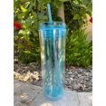 thumbnail image 1 of Blank Clear Skinny 19oz Large acrylic Tumbler kit W/Straw  lid BPA Free, 1 of 1