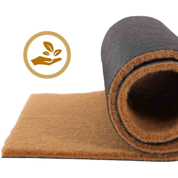 Blank Coir Door Mats for Painting & Stenciling, Artificial Coir Welcome Mats with Non-Slip Rubber Backing, Easy-Clean Indoor Outdoor Doormat