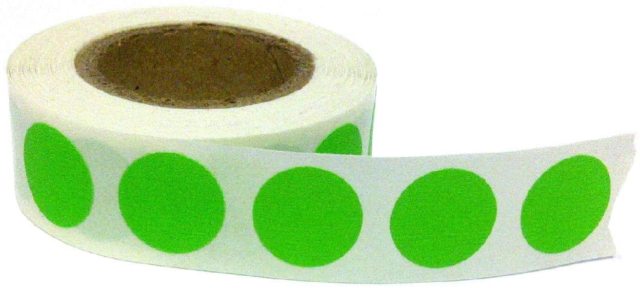 Visible Color Sticker Blank Color Coding Stickers, Writable Surface 500 Permanent Labels per ...