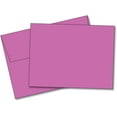 thumbnail image 1 of Blank Color Note Cards Uncoated, 5 x 7 Inches Cards - 40 Cards and Envelopes - (These Are NOT Fold Over Cards) (Purple), 1 of 1