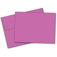 thumbnail image 1 of Blank Color Note Cards Uncoated - Purple - 5 x 7 Inches - 40 Cards and 40 Envelopes (These Are NOT Fold Over Cards), 1 of 2