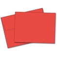 thumbnail image 1 of Blank Color Note Cards Uncoated - Red - 4 1/2 x 6 Inches - 40 Cards and 40 Envelopes (These Are NOT Fold Over Cards), 1 of 2