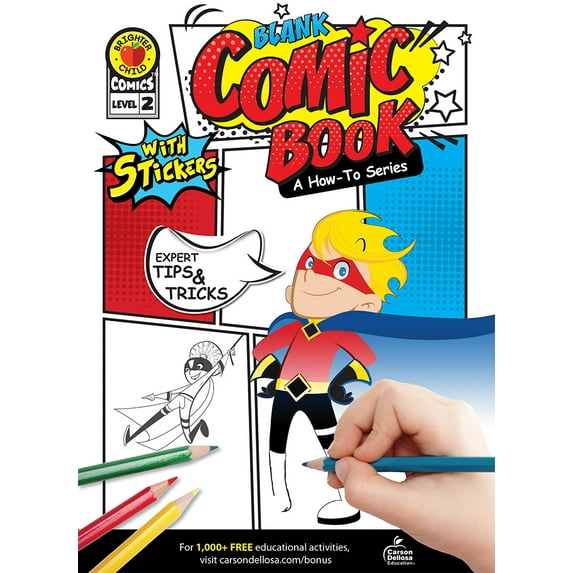 Blank Comic Book: A How-To Series Level 2 (Paperback)