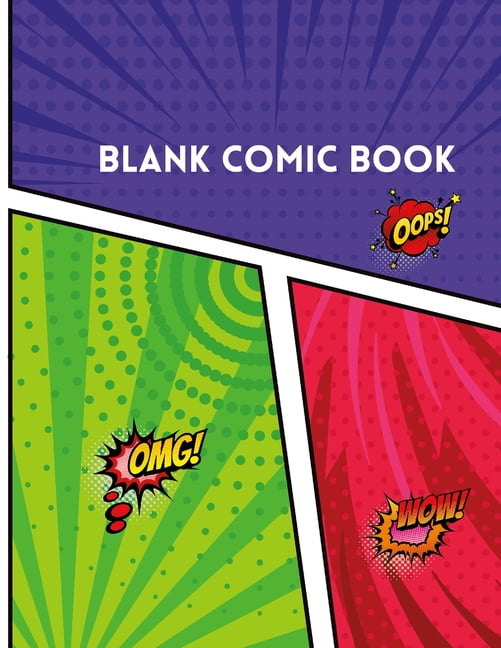 Blank Comic Book Large: Create Your Own Comic Book Kit