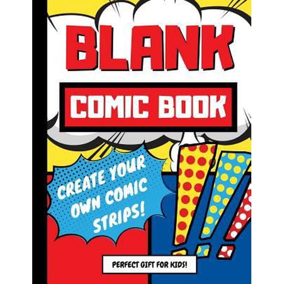 Pre-Owned Blank Comic Book: Create Your Own Comic Strips, Perfect Art and Drawing Gift for Kids (Paperback) 1790777194 9781790777198
