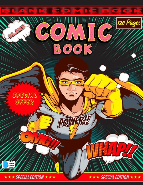 Comic Nero Anime Art Supplies For Teens: Blank Comic Book to Create Your  Own Comics for Teens Kids and Adults with 100 Variant Templates 