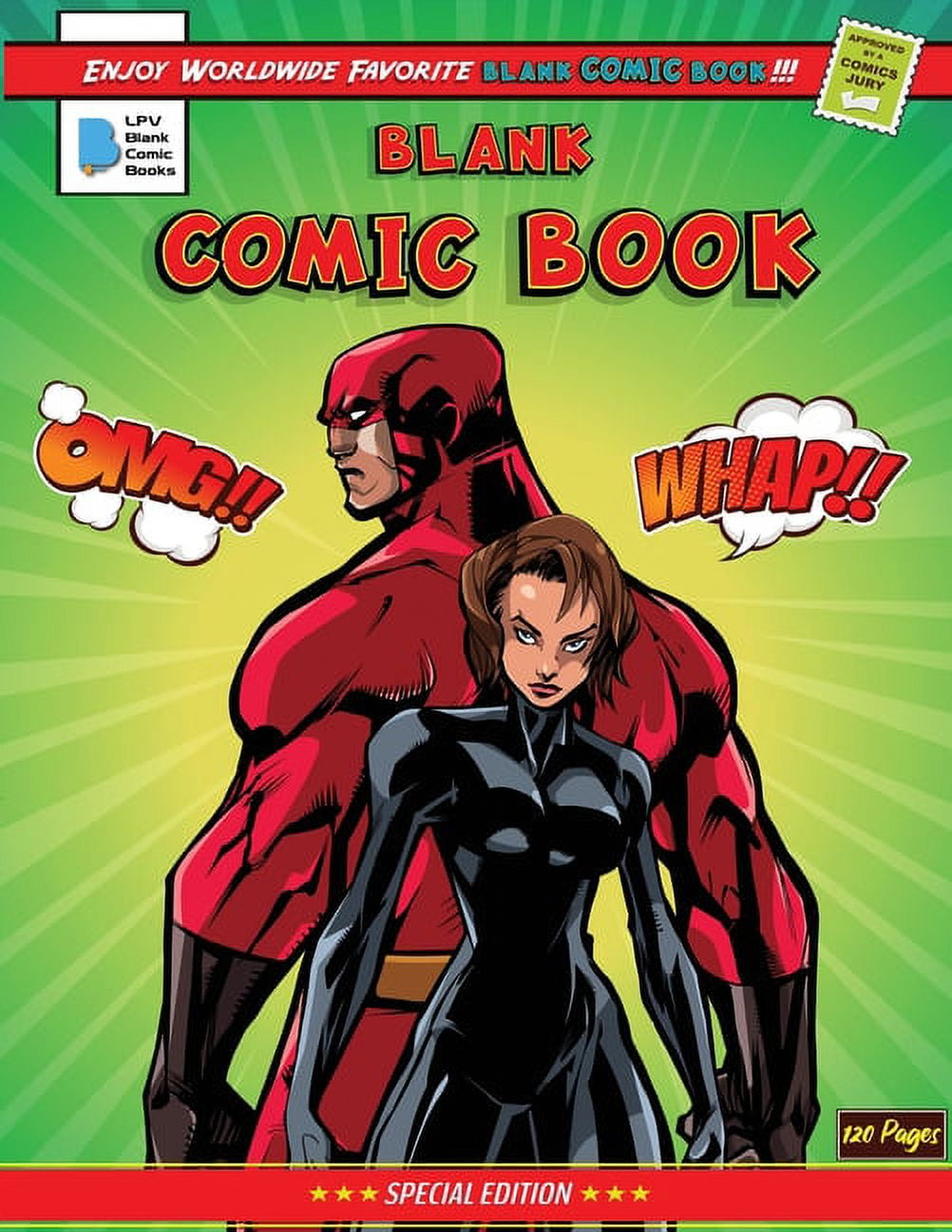 Blank Comic Book: Create Your Own Comics For KIDS and ADULTS 120