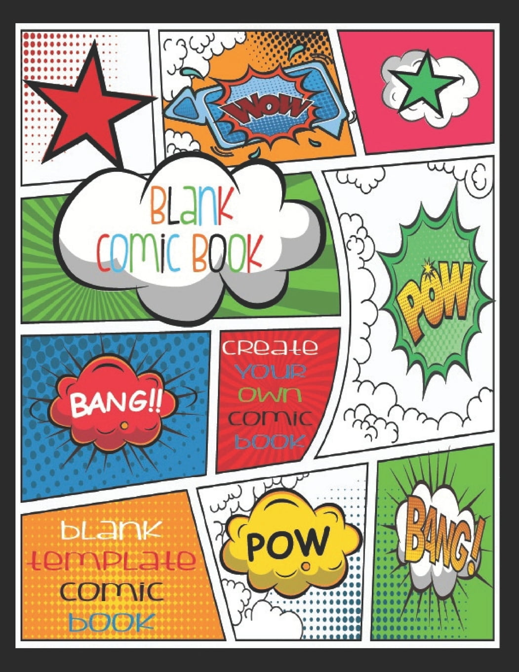 Blank Comic Book, Soft Cover, 100 Pages