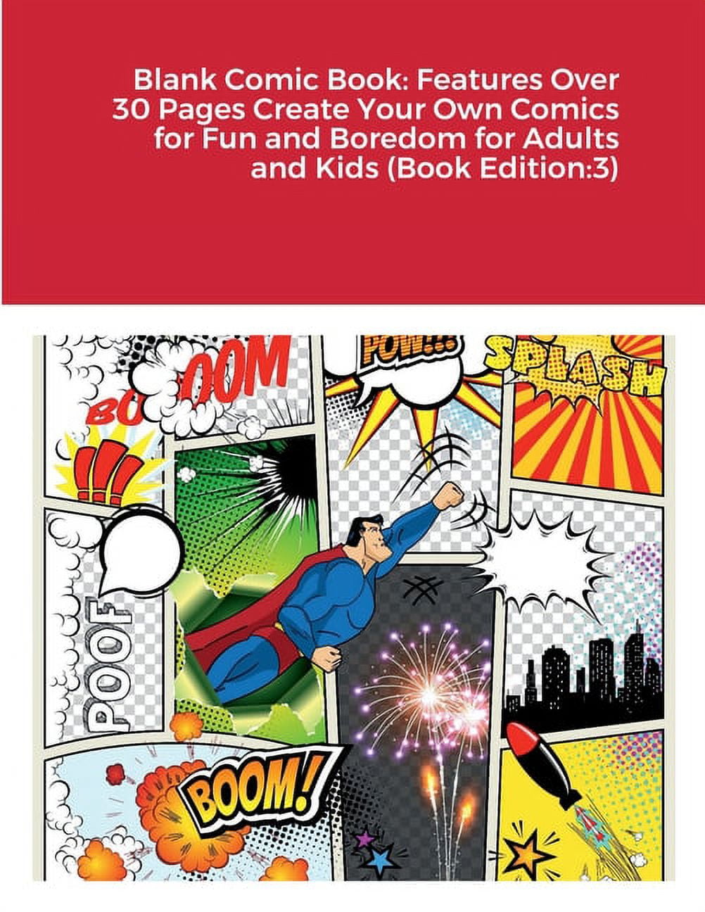 Create Your Own Comic Story: Features 50 Blank Comic Pages, 2-9 Panel  Layouts, Write and Draw Your Own Comics, Large 8.5 x 11in. For Adults, Kids,  (Paperback)