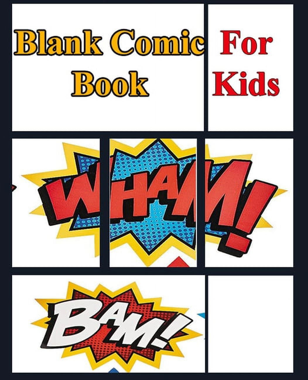 Blank Comic Book for Kids with Variety of Templates : Draw Your Own ...