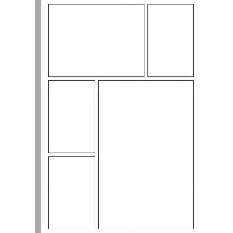 Blank Comic Book : Template 3-9 Panel Layouts - Draw Your Own Comics: Empty  Comic Strip Book for Creating and Drawing Your Own Comic Strip or Manga
