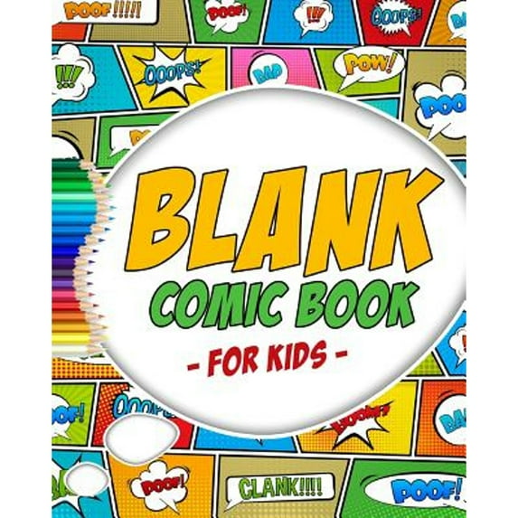 Pre-Owned Blank Comic Book: Variety of Templates - More than 100 Blank Pages For Comic Book Drawing - Create Your Own Comic Book Strip (Paperback) 1982905972 9781982905972