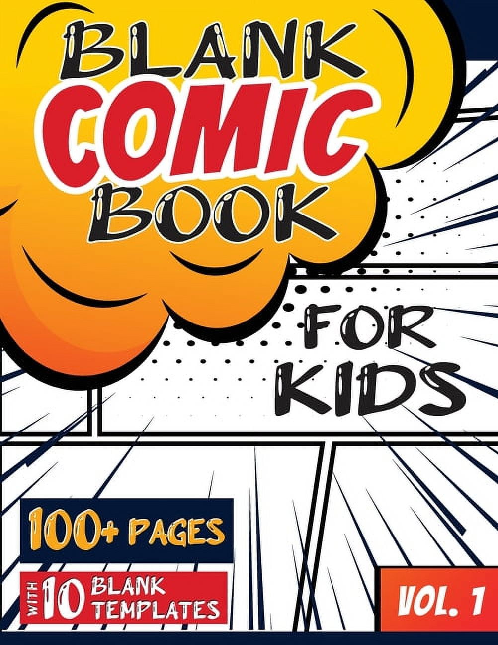 Empty Comic Book For Drawing: Create Your Own Comic Book Kit