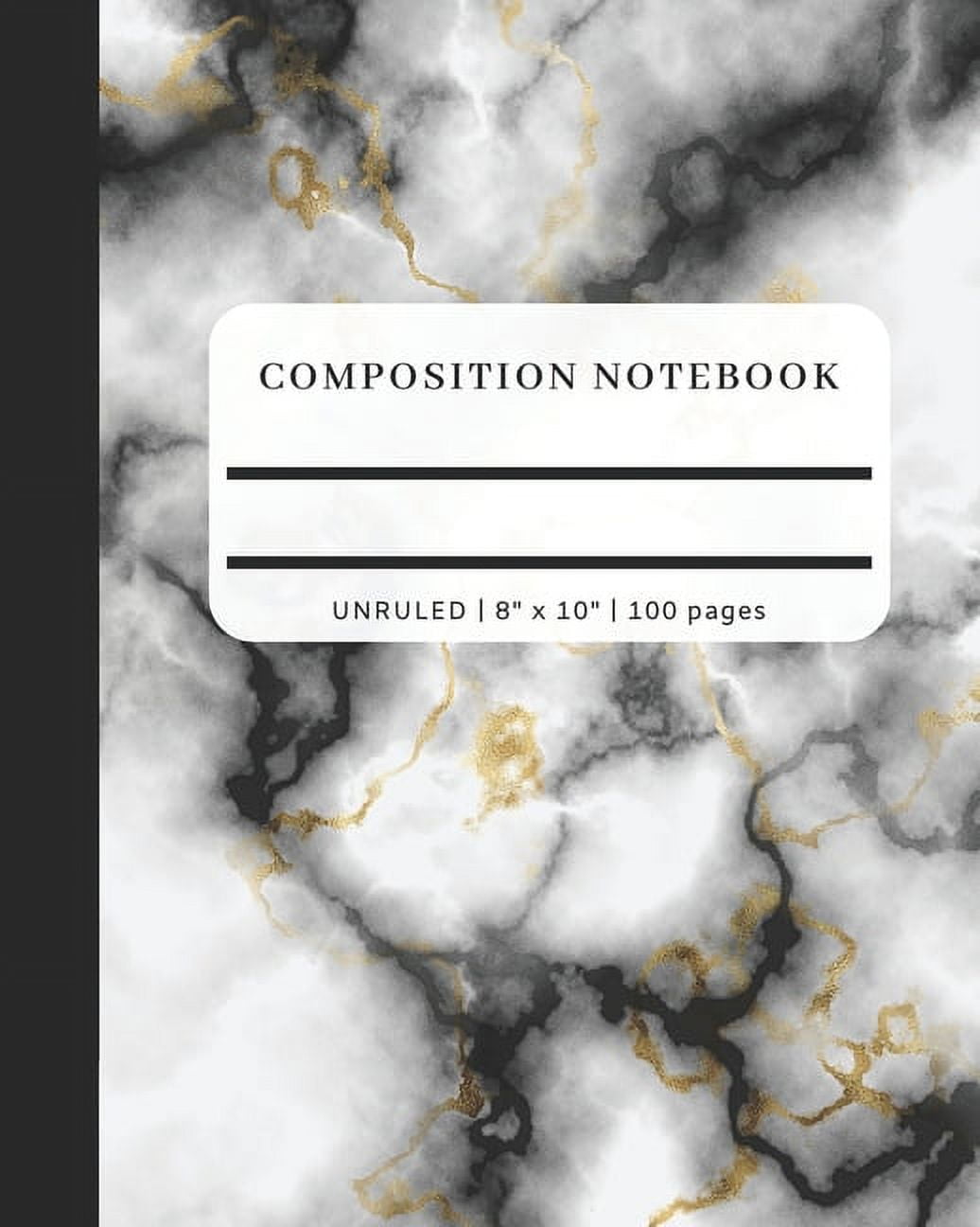 Blank Composition Notebook no Lines: unruled Composition Notebook 100  unlined white Pages 8.5 x 11 inch, Black Journal Book with plain sheets  for  and love drawing