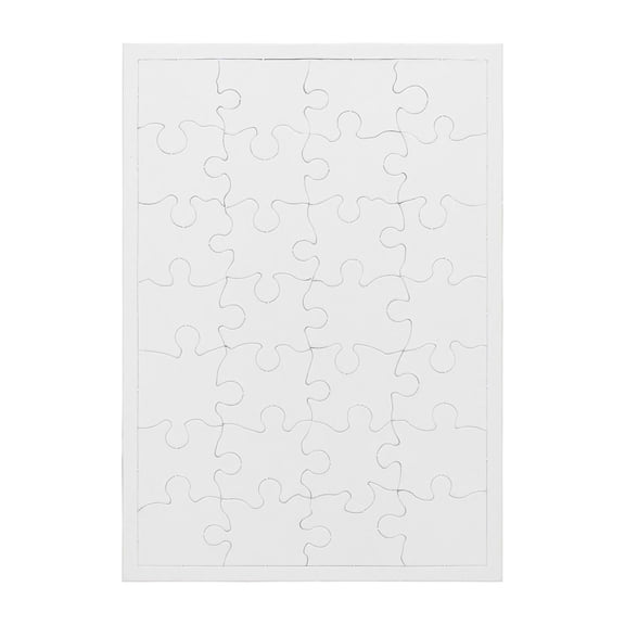 Blank Compoz-A-Puzzle 28-Piece Medium Rectangle