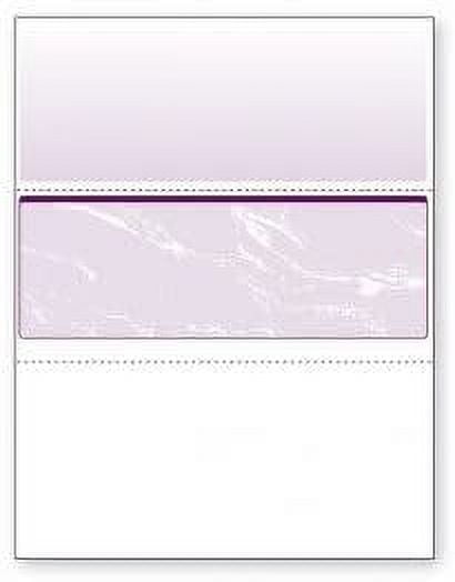 Blank Computer Checks for Laser & Ink Jet Printers, Pack of 100 Sheets ...