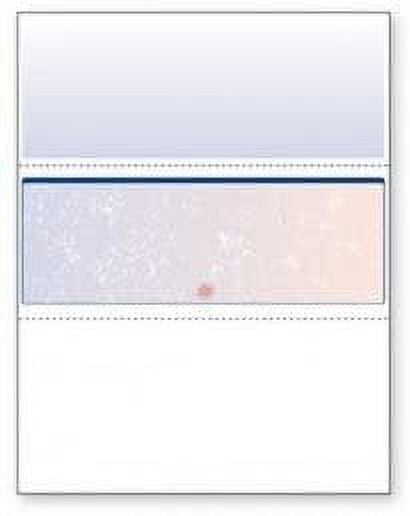 Blank Computer Checks for Laser & Ink Jet Printers, Pack of 100 Sheets ...