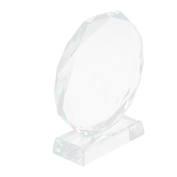 Blank Crystal Trophy Tableop Transparent Award Decorative Memorial Gifts The Decorate Tabletop Glass Child