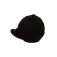 thumbnail image 1 of Blank Cuff Beanie Visor- Black, 1 of 2